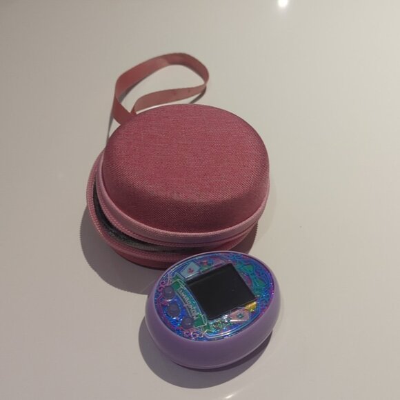 Ultra Rare Tamagotchi ON Wonder Garden (Turquoise) With Case - Like New - Picture 5 of 6